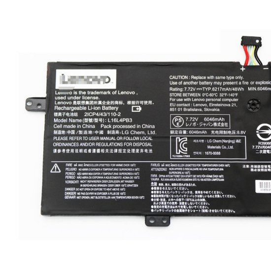 Lenovo L16L4PB3 L16M4PB3 L16C4PB3 Battery