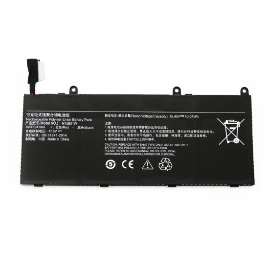 XIAOMI N15B01W MI Ruby 15.6 TiMi TM1703 TM1802-AA Battery