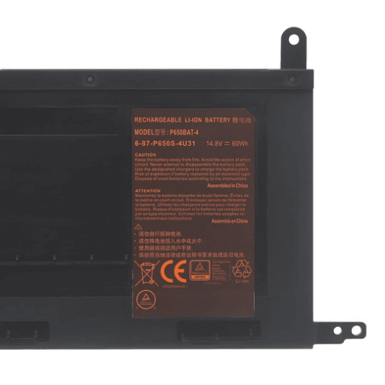 P650BAT-4 Replacement Battery for Hasee CP65S01 Z7-I78172S1 Z7-I78172D2 P650BAT-4 Replacement Battery for Hasee CP65S01 Z7-I78172S1 Z7-I78172D2