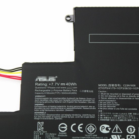 C23N1606 Battery Asus ZenBook 3 UX390 UX390UA UX390UAK