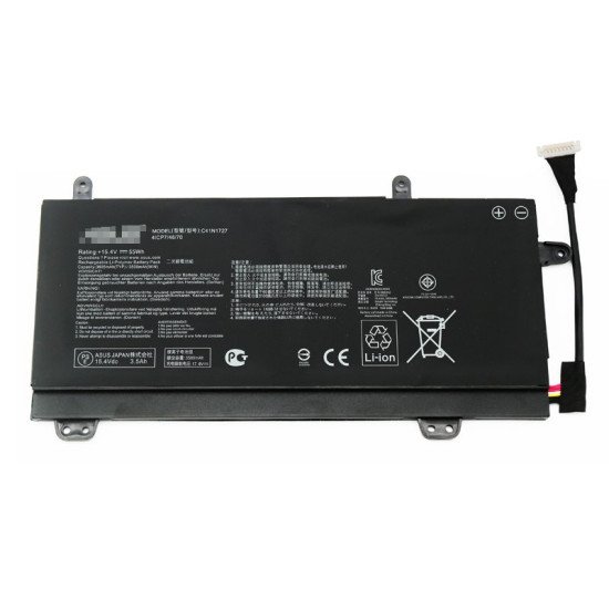 C41N1727 55Wh Battery For Asus ROG Zephyrus GM501GM GM501GS
