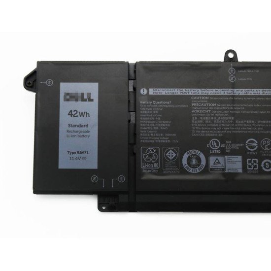 7FMXV Battery For Dell Latitude 7420 W3WJ 4JHM6