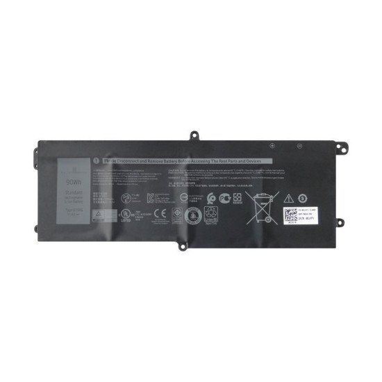 DT9XG 90Wh Battery For Dell ALWA51M Alienware Area-51m