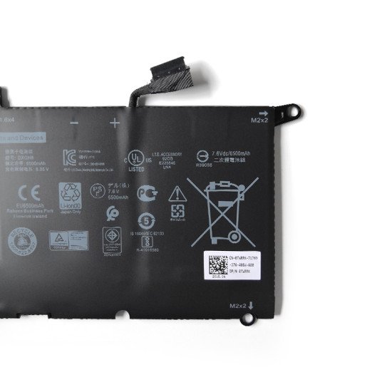 Dell Xps 13-9370-d1605g 6500mAh (52Wh) 7.6V Replacement Battery