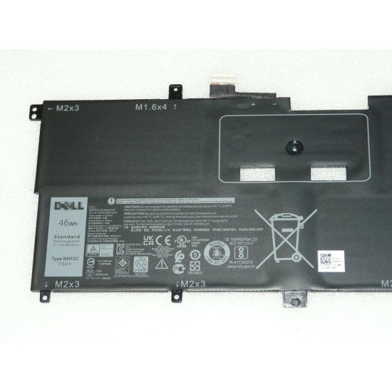 Dell Xps 13-9365-d6801ts 5940mAh (46Wh) 7.6V Replacement Battery