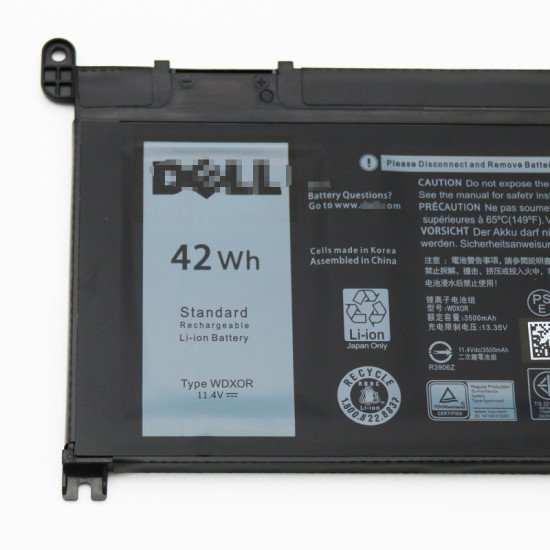 Dell Ins 15-5580-d1525l 42Wh 11.4V Replacement Battery