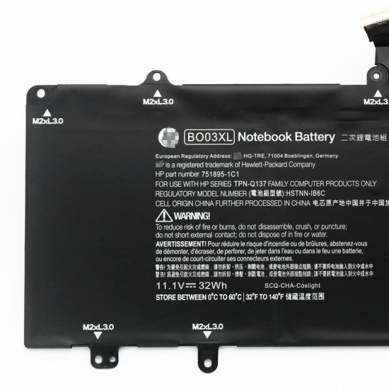 BO03XL Battery For Hp HSTNN-IB6C 751895-1C1 14-X013DX