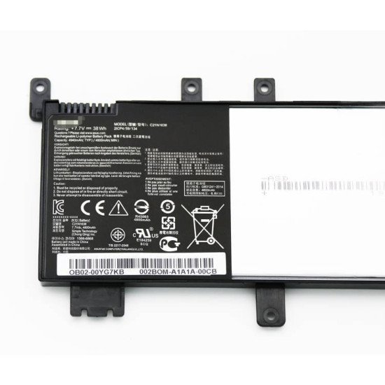 Asus C21n1638 38Wh Replacement Battery