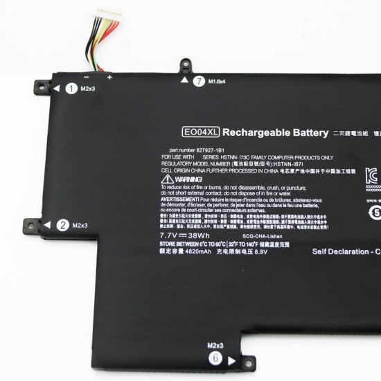 Hp Hstnn-ib7i 38Wh Replacement Battery