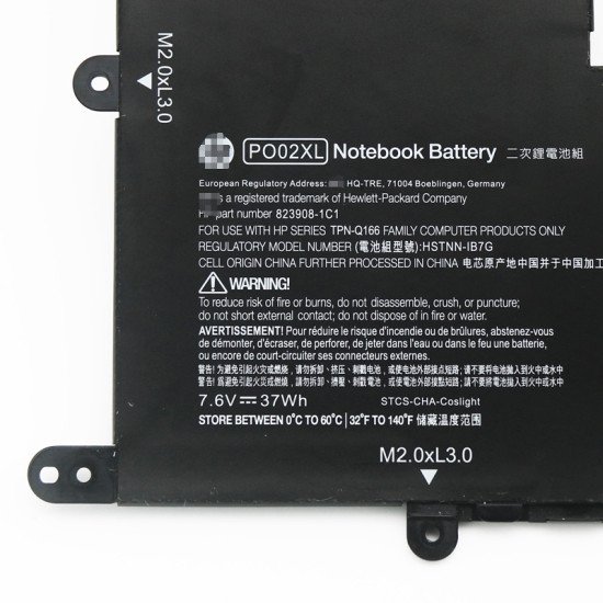 HP 824560-005 11-R013NF HSTNN-DB7G HSTNN-IB7G PO02XL Battery