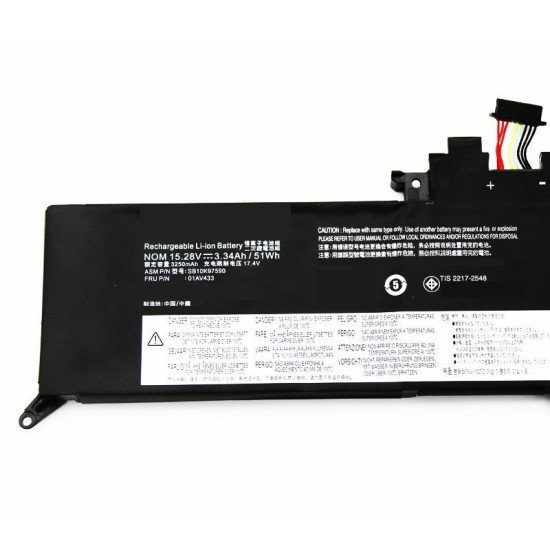 Lenovo Thinkpad yoga 370 51Wh Replacement Battery
