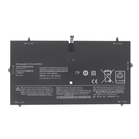 Lenovo L14s4p71 7.6V 44Wh Replacement Battery