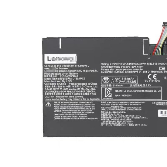 Lenovo 5b10l72502 41Wh Replacement Battery